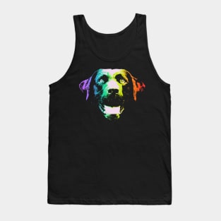 Rainbow Labrador Retriever Tank Top